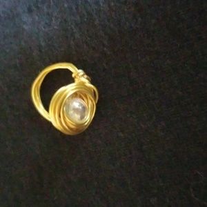 Ring and earrings